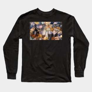 Sea Shore Abstract 6 Long Sleeve T-Shirt